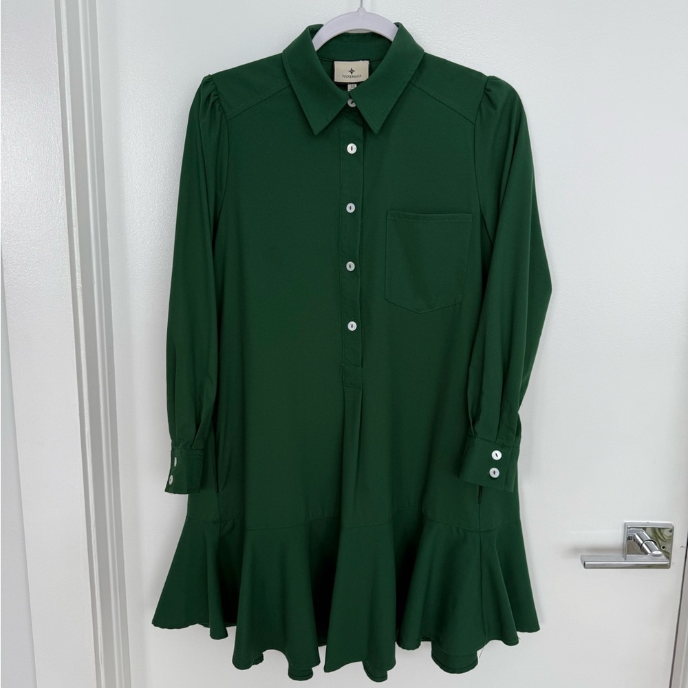 Tuckernuck Crepe Callahan Shirt Dress